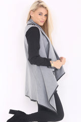 Oversized Waterfall Draped Cardigan Coat