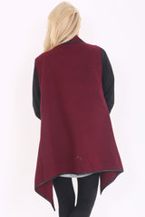 Oversized Waterfall Draped Cardigan Coat