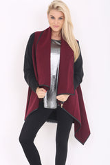 Oversized Waterfall Draped Cardigan Coat