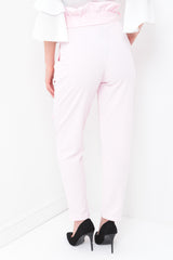 New Paper Bag Tie Waist Trousers