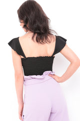 Smocked Crop Top