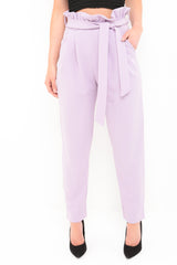 New Paper Bag Tie Waist Trousers