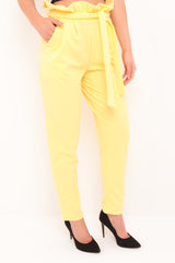 New Paper Bag Tie Waist Trousers