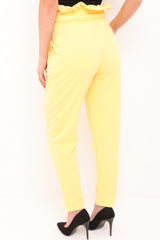 New Paper Bag Tie Waist Trousers