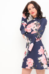 Bloesem Flace Flace en Flare Dress