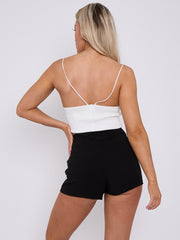 Triple Buckle Detail Skorts