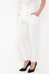 New Paper Bag Tie Waist Trousers