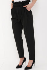 New Paper Bag Tie Waist Trousers