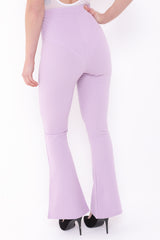 Bow Front High Waist Trousers