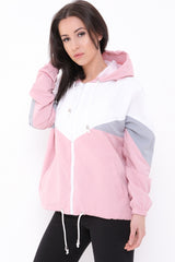 Contrast Color Block Festival Jacket