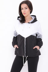 Contrast Color Block Festival Jacket
