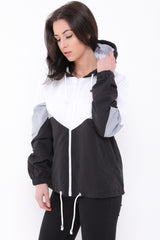 Contrast Color Block Festival Jacket