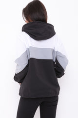 Contrast Color Block Festival Jacket