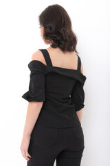 Botón Sujete la parte superior de tiras frías de hombro frío