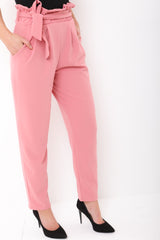 New Paper Bag Tie Waist Trousers