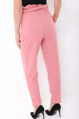 New Paper Bag Tie Waist Trousers