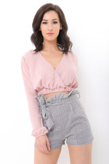 Elasticated Hem Crop Top