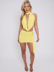 HALTER TOP & MINI-ROK COD-OPEN