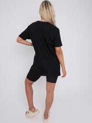 Bebe Paris grafisch bedrukt t-shirt