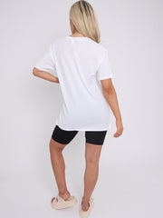 Bebe Paris grafisch bedrukt t-shirt