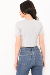 Top de brillo del eslogan vintage