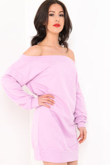 Off Shoulder Bardot Jumper Dress