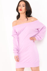 Off Shoulder Bardot Jumper Dress