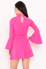 Pasvorm en flare jurk