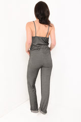 Denim Look Cami Jumpsuit