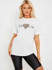 Camiseta impresa gráfica de Lifeline Heart