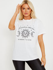 Celestial Dream Graphic Printed T-Shirt