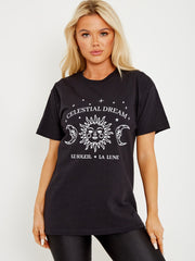Celestial Dream Graphic Printed T-Shirt