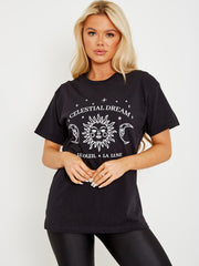 Celestial Dream Graphic Printed T-Shirt