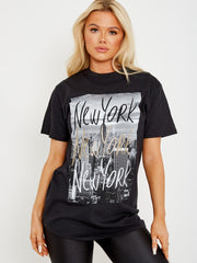 New York Graphic Printed T-Shirt