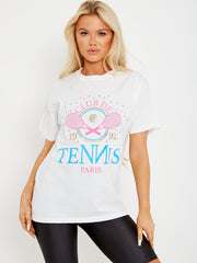 Club De Tennis Graphic Printed T-Shirt