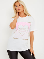 Perfectly Imperfect Graphic Printed T-Shirt