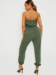 Utility Cargo Bandeau Jumpsuit