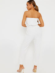 Utility Cargo Bandeau Jumpsuit