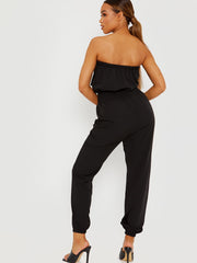 Utility Cargo Bandeau Jumpsuit