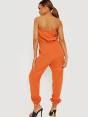 Utility Cargo Bandeau Jumpsuit