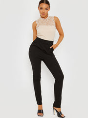 Gepolsterte Büstenhäkeln Jumpsuit