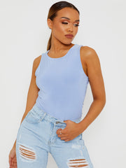 Slinky Racer Back Sleeveless Bodysuit