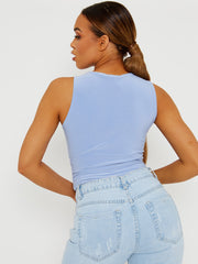 Slinky Racer Back Sleeveless Bodysuit