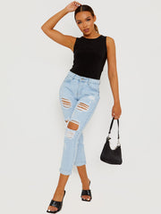 Slinky Racer Back Sleeveless Bodysuit