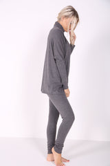 Choker Neck Viscose LoungeWear Set