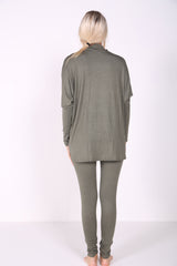 Choker Neck Viscose LoungeWear Set