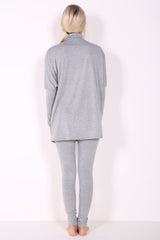 Choker Neck Viscose LoungeWear Set