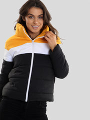 Contrast Colour Block Padded Jacket