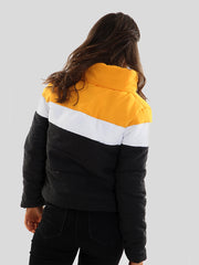 Contrast Colour Block Padded Jacket
