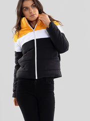 Contrast Colour Block Padded Jacket